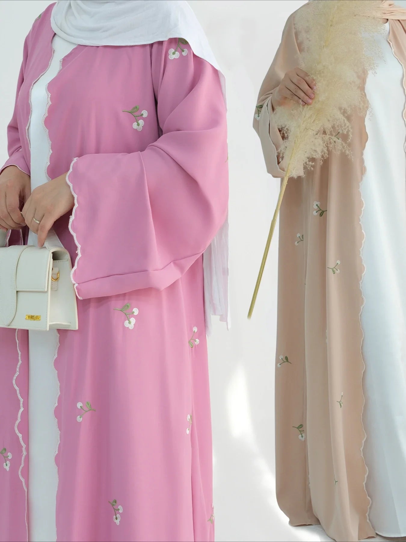 Eid Muslim Abaya for Women Embroidery Cardigan Dresses Abayas Ramadan